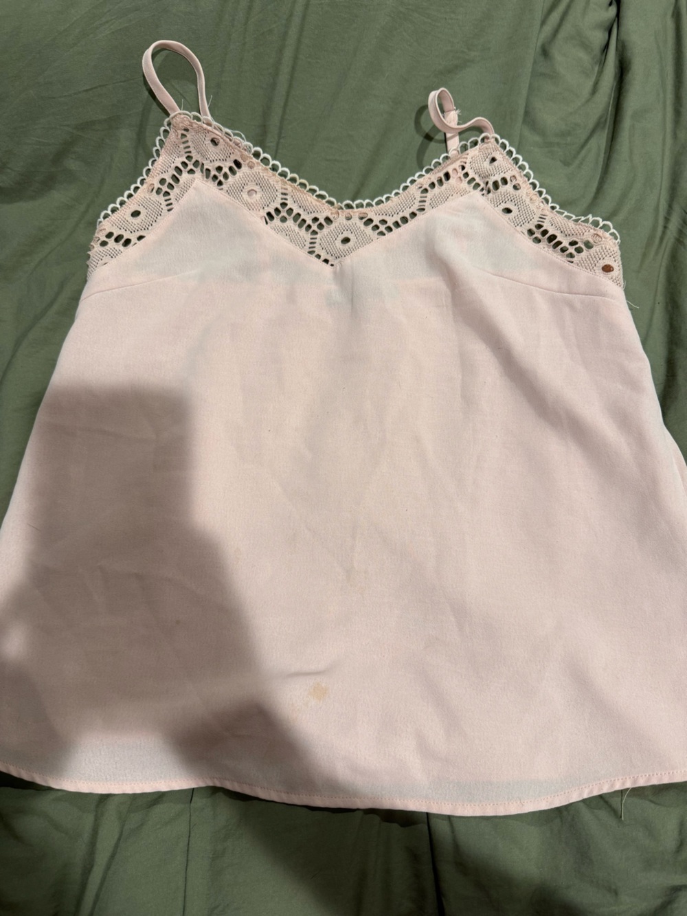 SHEIN Blush Pink Lace-Trim Shorts